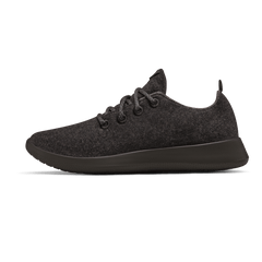 Women's Wool Runner - Natural Black (Black Sole)